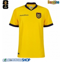 Maglie da calcio Ecuador Prima Maglia Bambino Mondiali 2026  Manica Corta + Pantaloni corti)